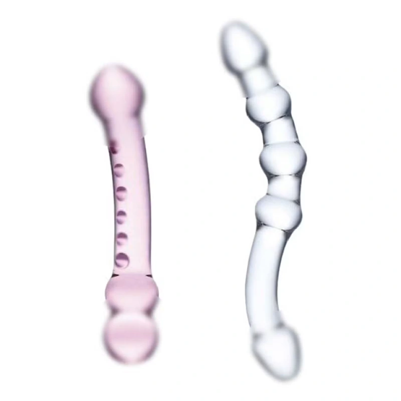 Glas - Pleasure Set Double Pleasure Glass - Dildo Sada