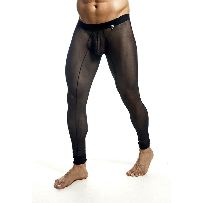 Mob - black transparent tights size xl 1
