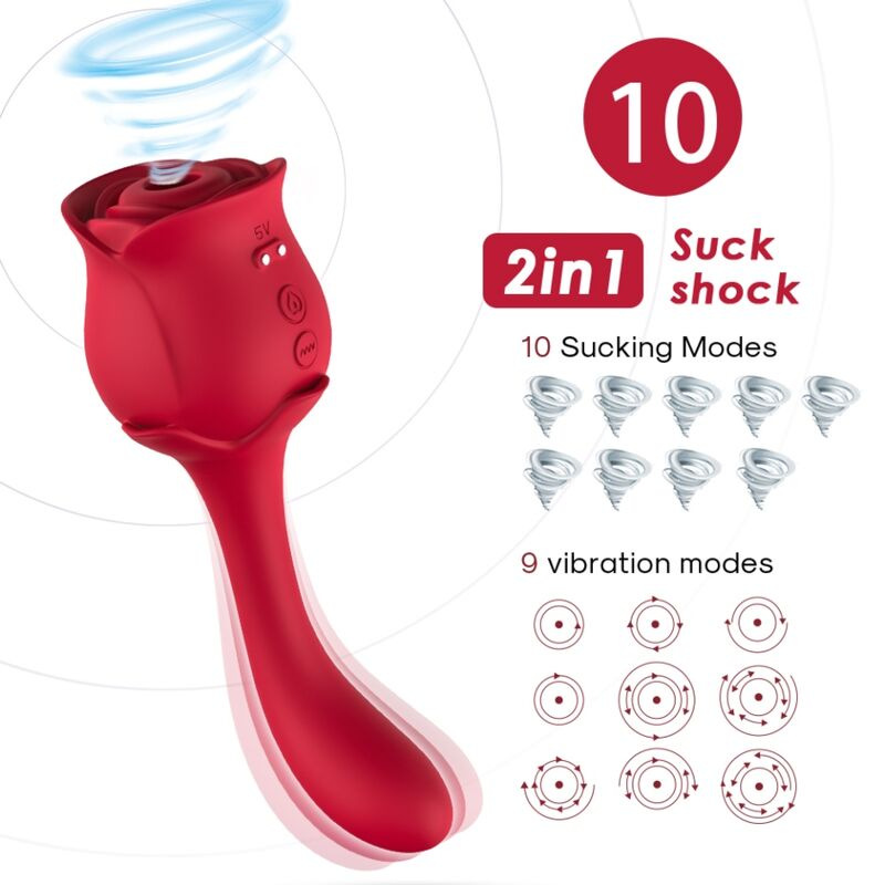 Armony - roselover clitoris suction & stimulator red 1