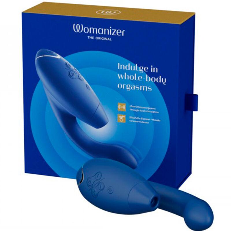 Womanizer - Duo 2 Stimulator Blue - Multifunkčný Stimulátor
