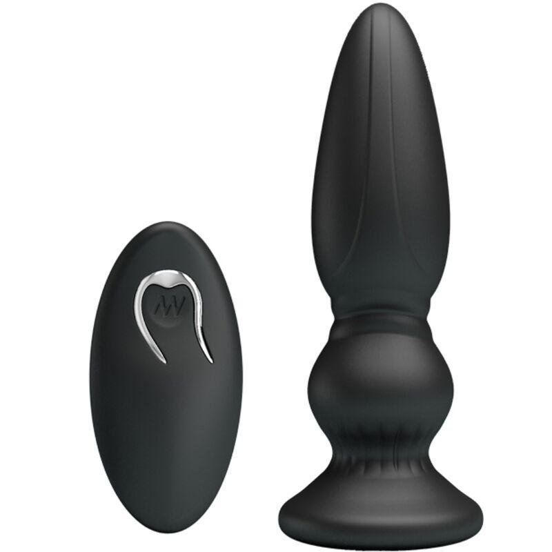 Mr Play - Powerful Vibrator Remote Control Anal Plug Black