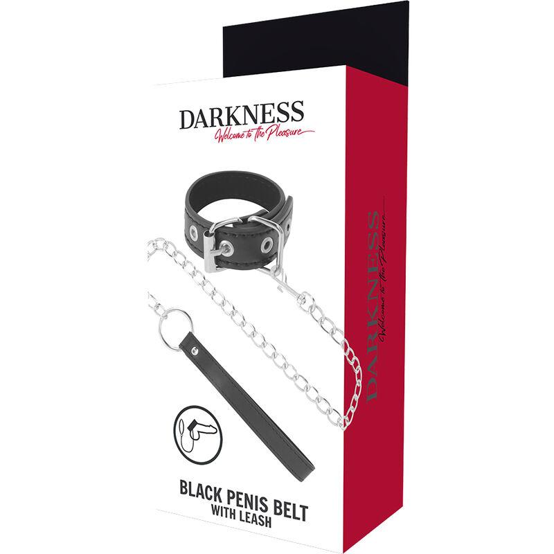 Darkness Penis Ring With Strap - Obojok Na Penis 5