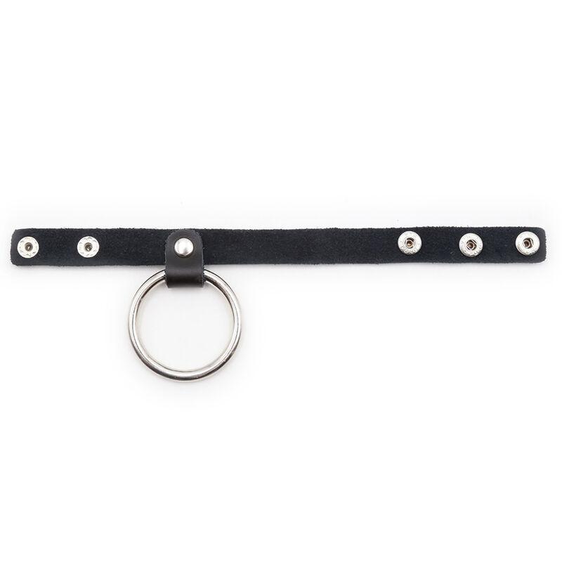 Ohmama Metal Cock Ring With Ball Divider 2