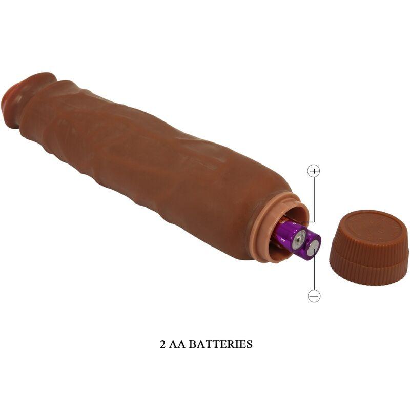 Baile - jack realistic vibrator 26 cm mulatto 4