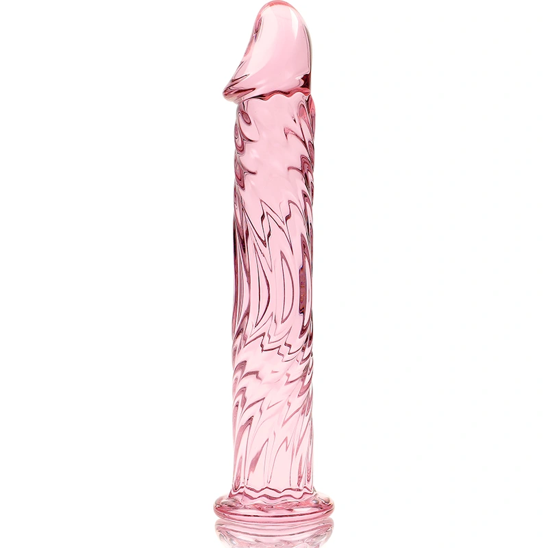 Nebula series by ibiza - model 12 dildo borosilicate glass pink 17 cm -o- 3.5 cm 4