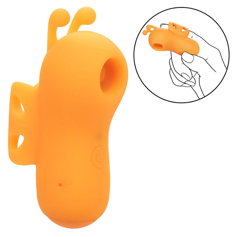 Calexotics - neon vibes the buzzing vibe finger stimulator 10 vibrations orange 6