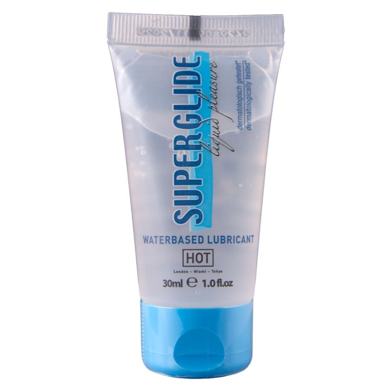 Hot - superglide liquid pleasure waterbased lubricant 30 ml