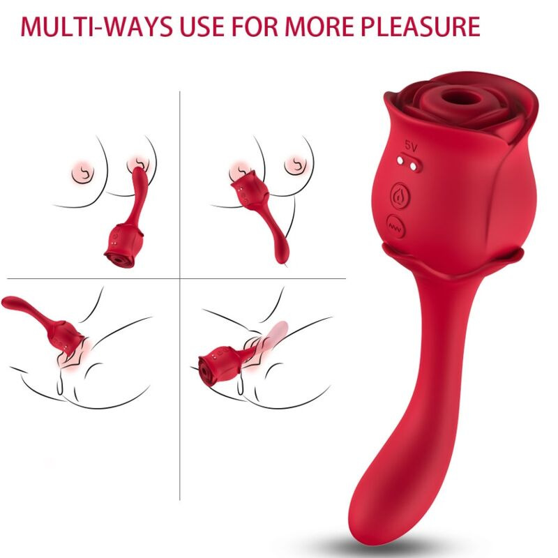 Armony - roselover clitoris suction & stimulator red 3