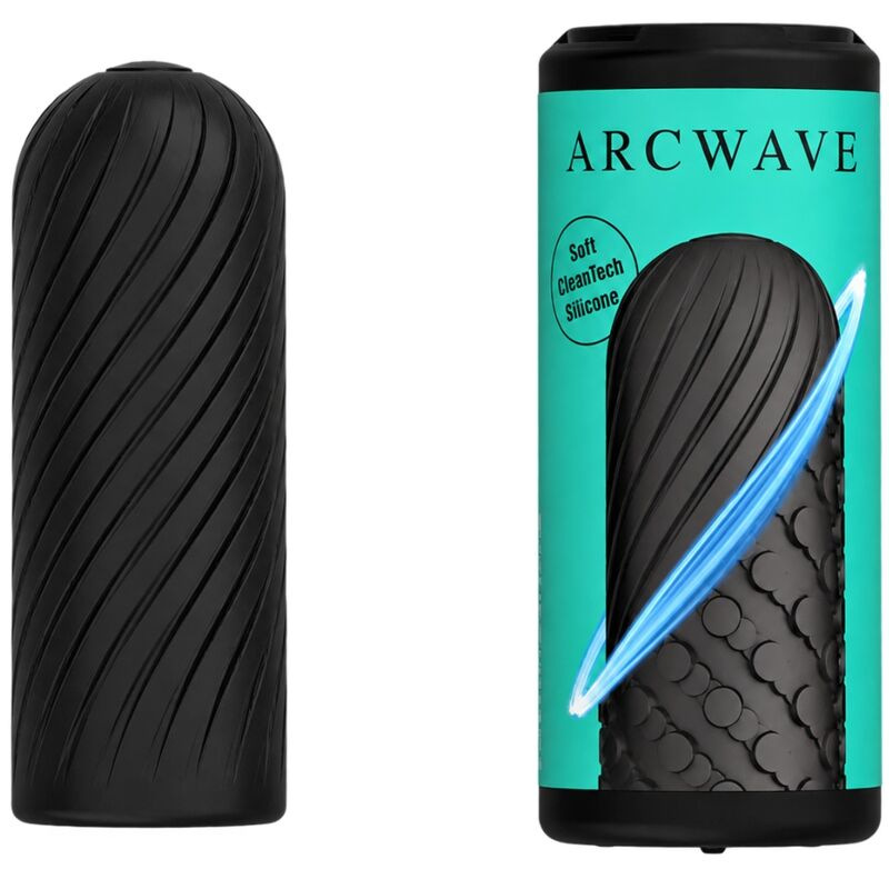 Arcwave - ghost reversible silicone stroker black 1
