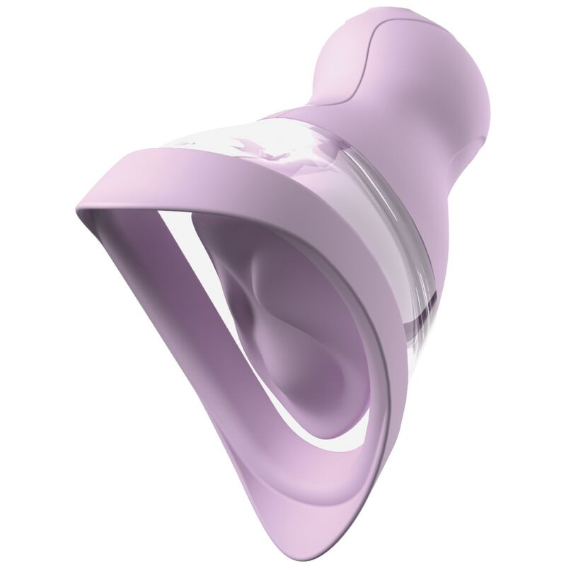 Fantasy for her - veloura touch pleasure pump intimate pump with suction and vibration purple