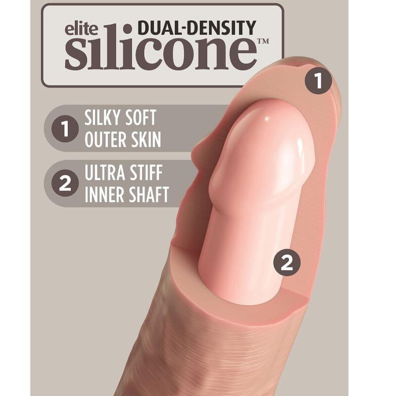 King Cock Elite - Realistic Silicone Dildo 15.2 Cm 3