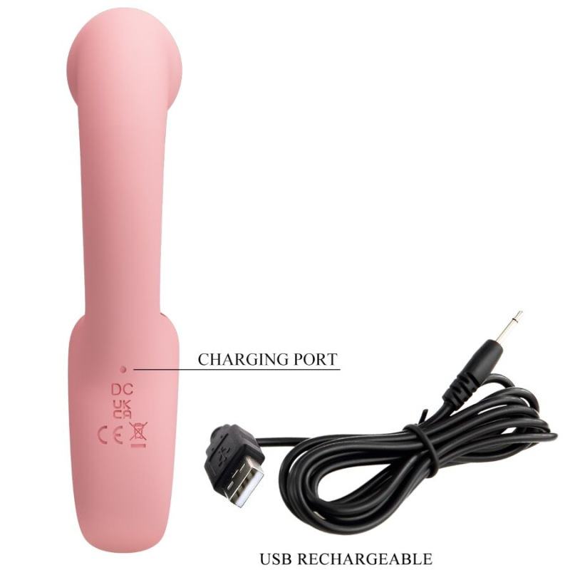 Pretty love - erynnyes g-spot vibrator + clitoris stimulator 10 vibrations pink 7