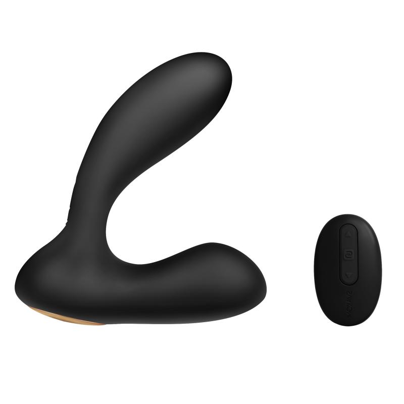 Svakom - Vick Prostate Vibrator With Remote Control Black