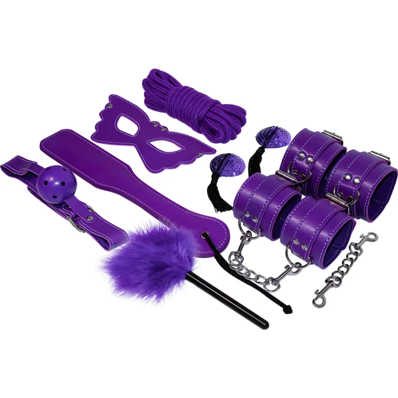 Experience Bdsm Fetish Kit Purple Series - Bdsm Sada