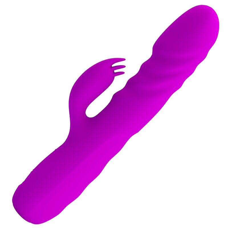 Pretty Love - Melanie Purple Rechargeable Rabbit Vibrator 2