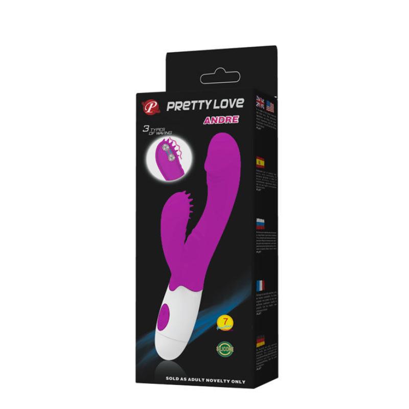 Pretty Love Flirtation - Andre Vibrator With Clit Stimulatio 8