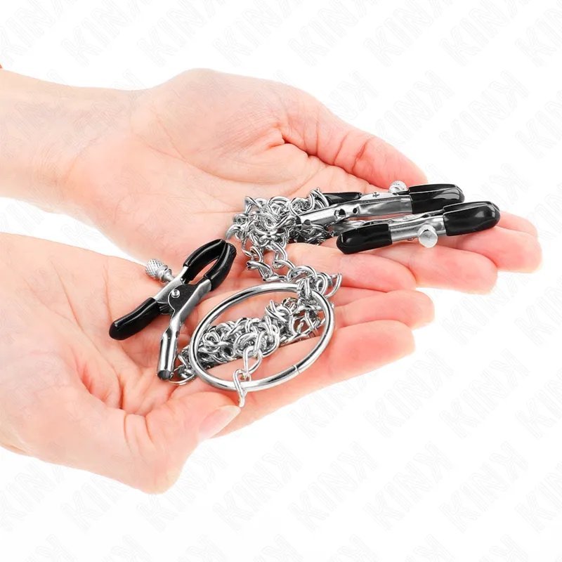Kink - Triple Nipple And Clit Clamps With Chain Model 0 2