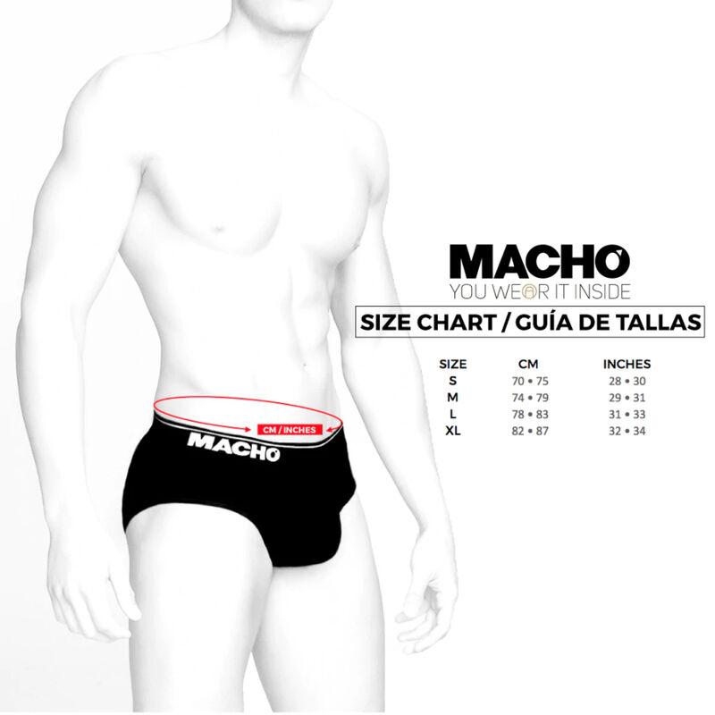 Macho Ms24a Slip Brief Dark Red S