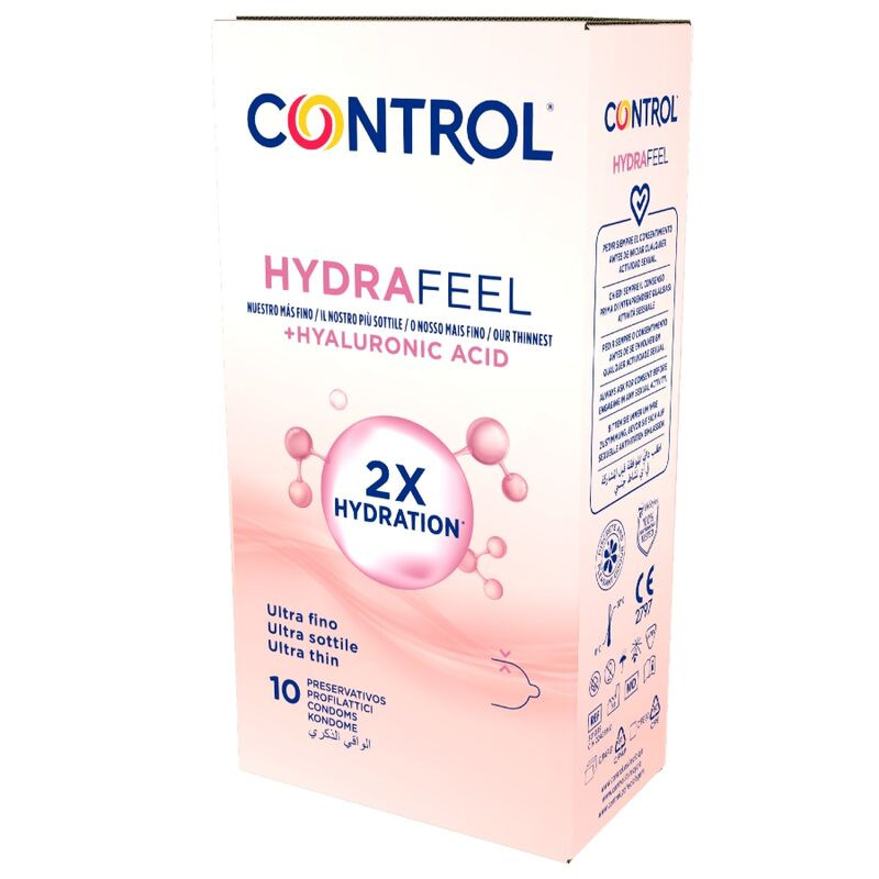 Control - hydrafeel ultra thin condoms with hyaluronic acid 10 pcs 2
