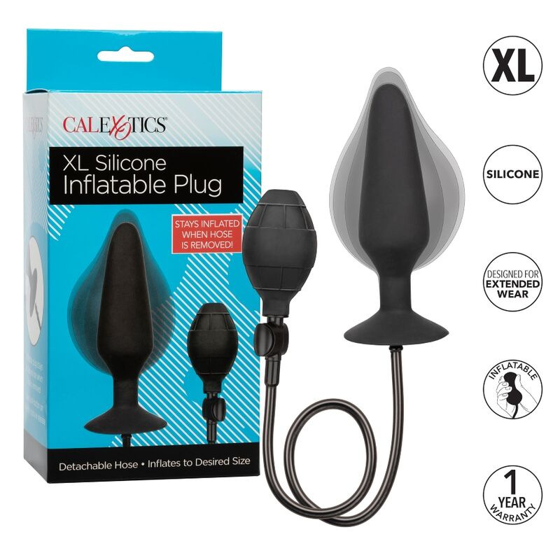 Calexotics - xl silicone inflatable plug 1