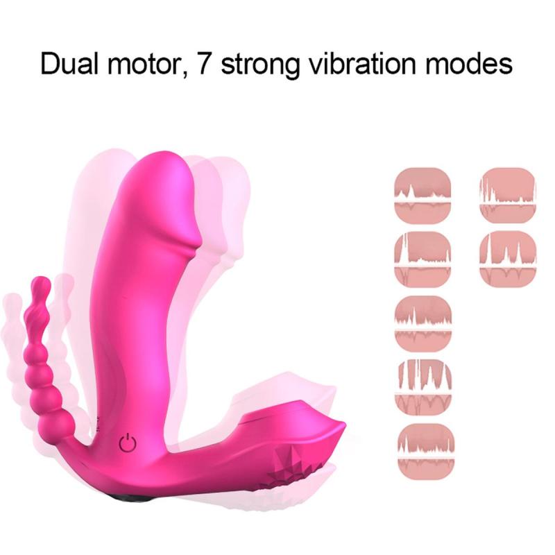Boss Series Stimulator 7+7 Function And Astim Red - Multifunkčný Vibrátor/Stim. Klitorisu