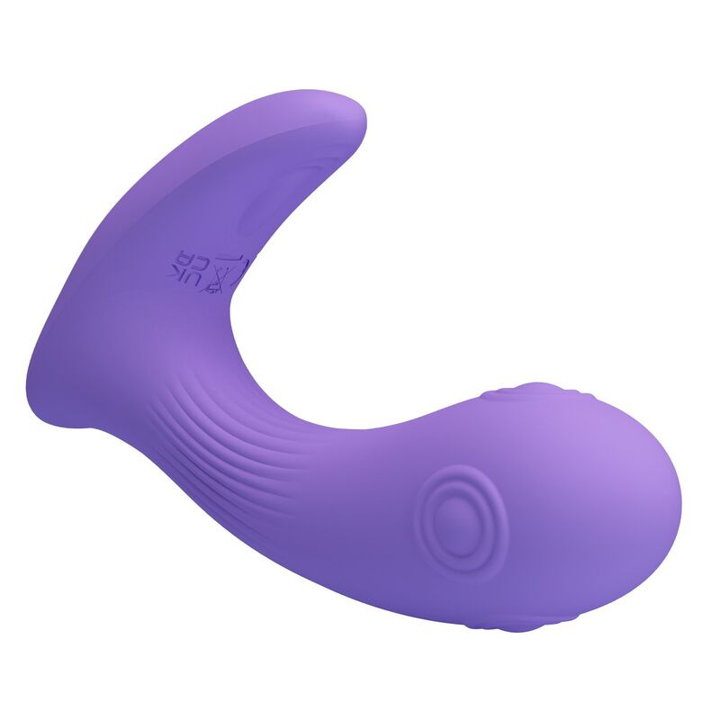Pretty love - andromeda rechargeable dual stimulation vibrator purple 8