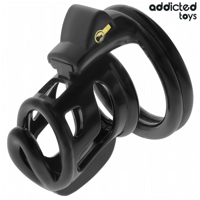 Addicted toys locked - gilden cage silicone penis cage 8.5 cm 1