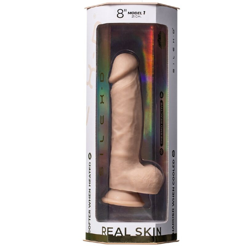 Silexd - real skin super realistic penis thermo reactive 21 cm premium silexpan flesh 6