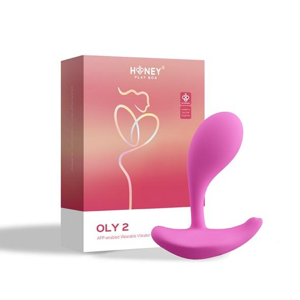 Honeyplaybox - Oly 2 Pressure Sensing App-Enabled Wearable Clit & G Spot Vibrator Pink 10