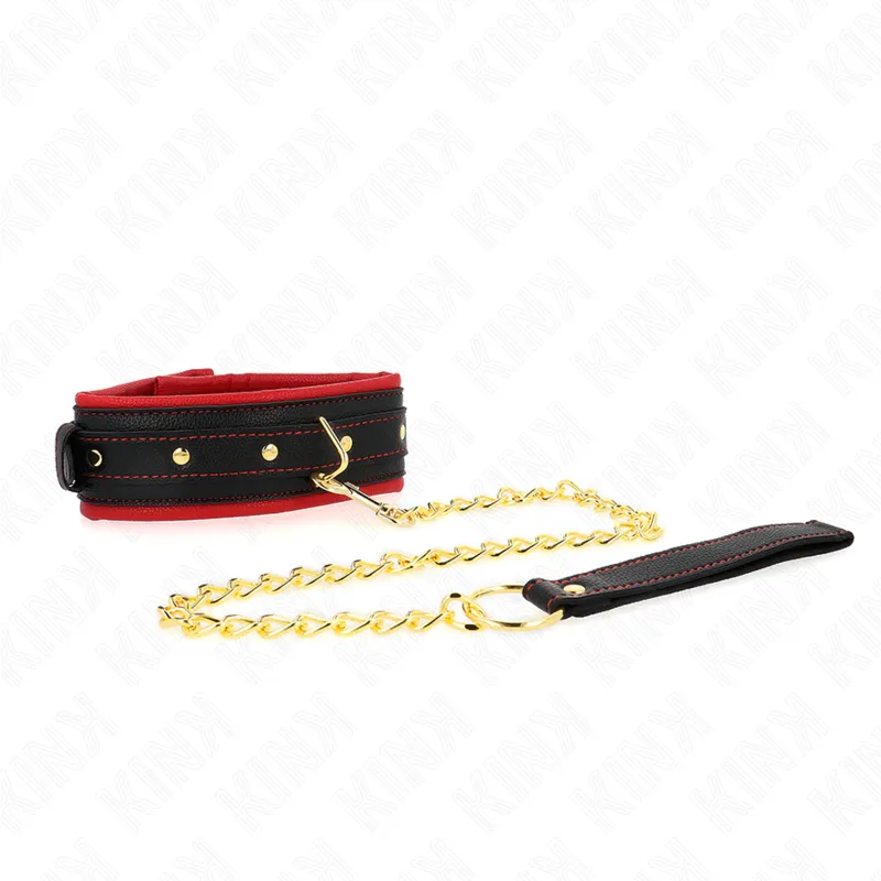 Kink - Collar With Plain Fabric Leash Adjustable 33-48 Cm X 5.7 Cm