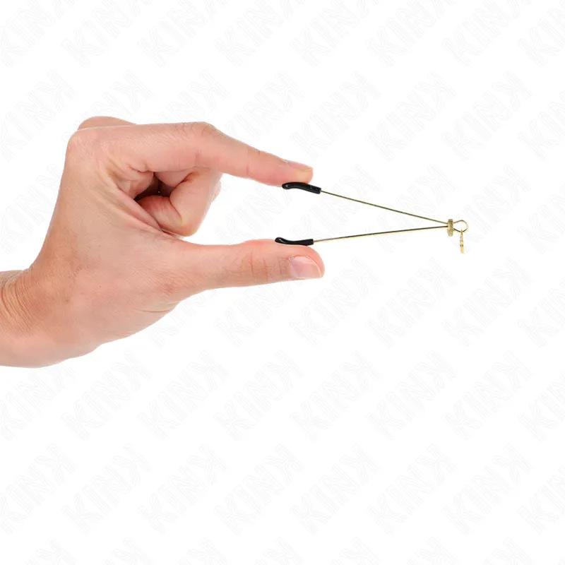 Kink - Thin Nipple Clamps Gold 7 Cm 2