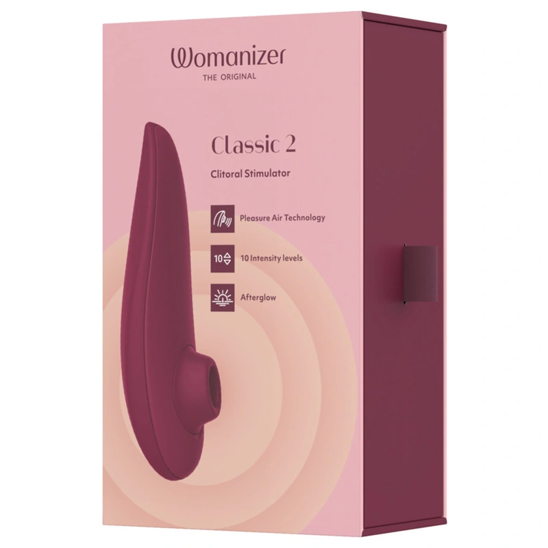 Womanizer - classic 2 clitoral stimulator bordeaux 10