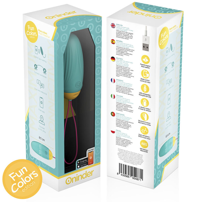 Oninder cute - love pleasure vibro-rotating silicone gem egg - free worldwide app 8