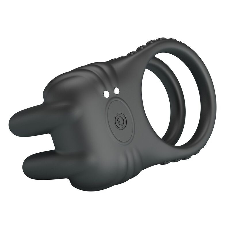 Pretty love - sini rechargeable vibrating cock ring 10 functions black 6