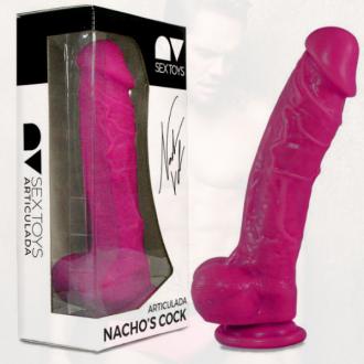 Nacho&S Cock Articulated 24cm Pink