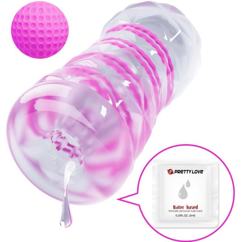 Pretty Love - Fantasy Male Masturbator With Internal Spiral And Balls Transparent 2