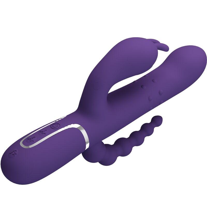 Pretty love - cammy triple vibrator multifunction 4 in 1 purple 3