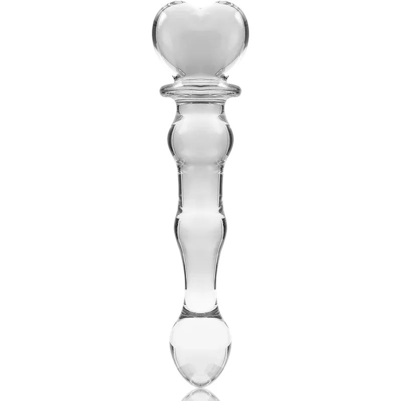 Nebula Series By Ibiza - Model 21 Dildo Borosilicate Glass 20.5 X 3.5 Cm Clear