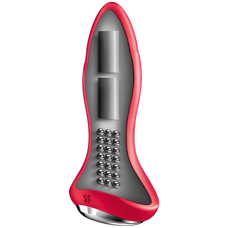 Satisfyer Rotator Plug 1+ Vibrating Plug Red - Análny Vibrátor 1