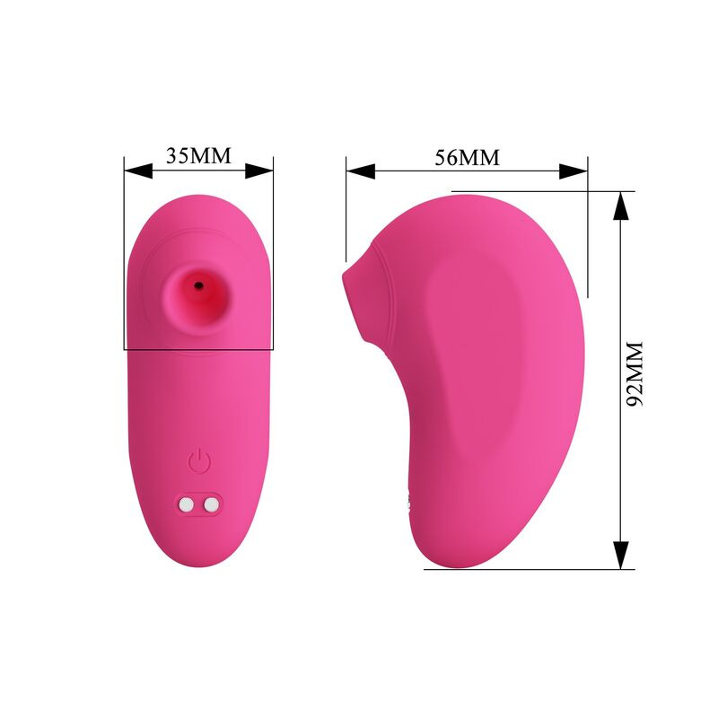 Pretty love - arila rechargeable clitoral suction stimulator with vibration pink 9