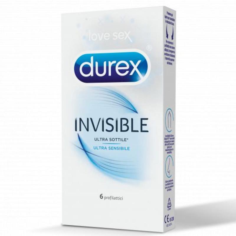 Durex Invisible Ultra Soft 6 Kusov - Kondómy