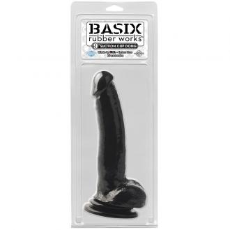 Basix Rubber Works Suction Cup 22 Cm Dong Black.