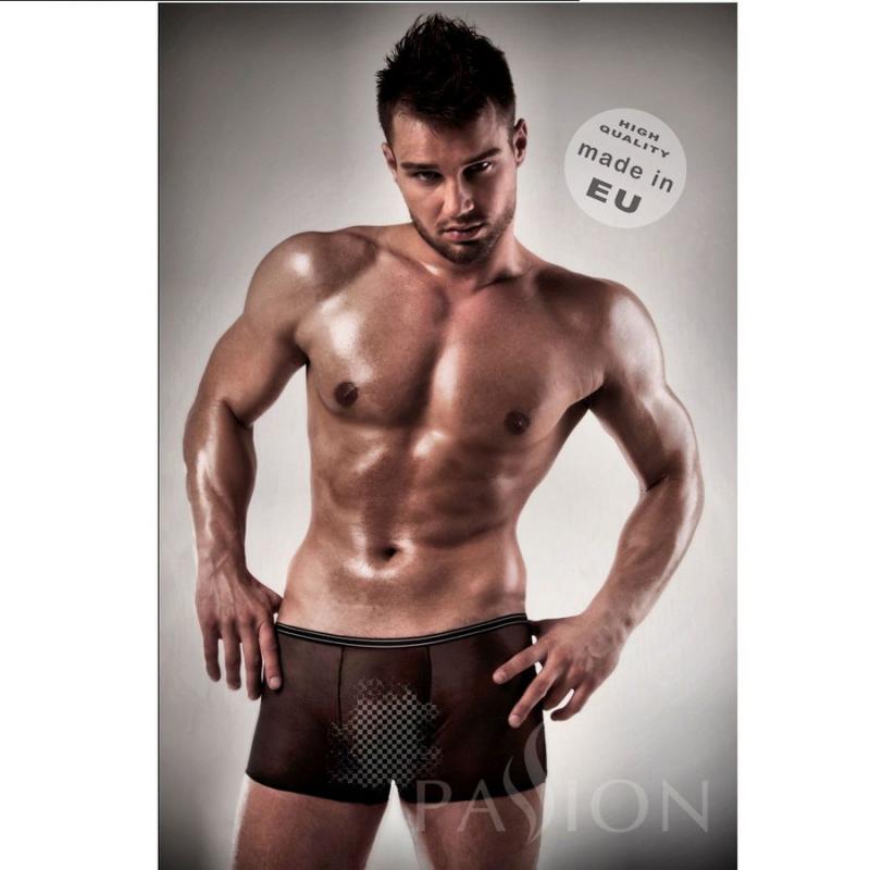 Passion Men 025 Black And Clear Boxer S/M