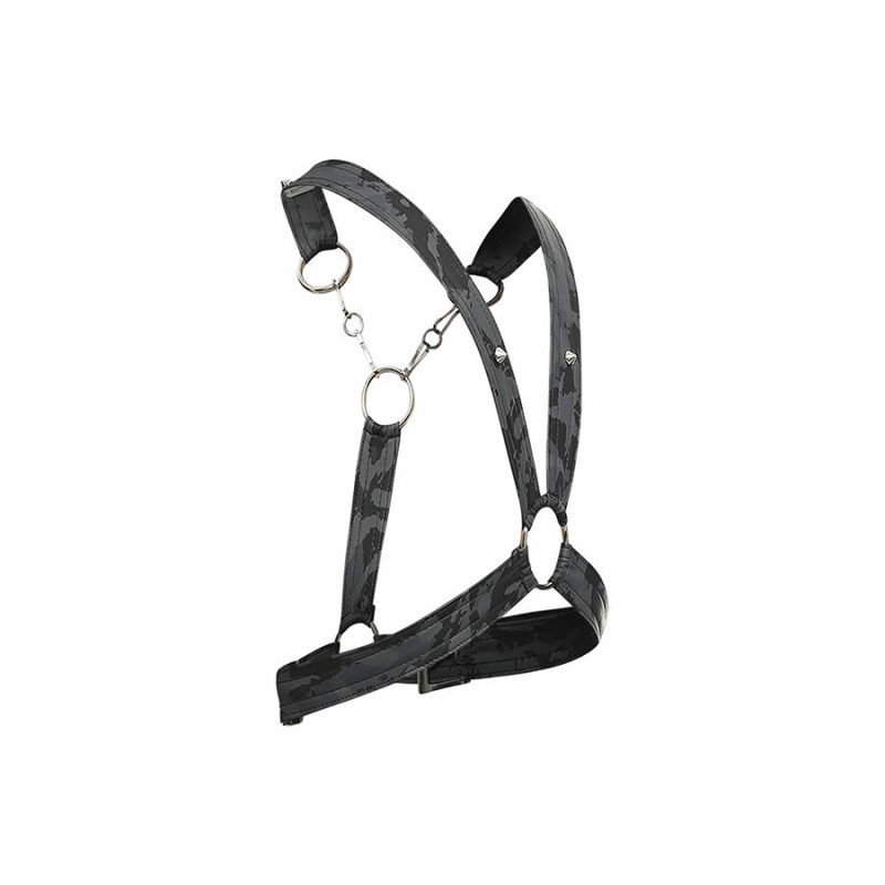 Mob - dngeon silver harness with chains one size 7