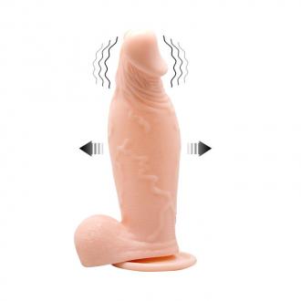 Inflatable And Vibrating Realistic Dildo