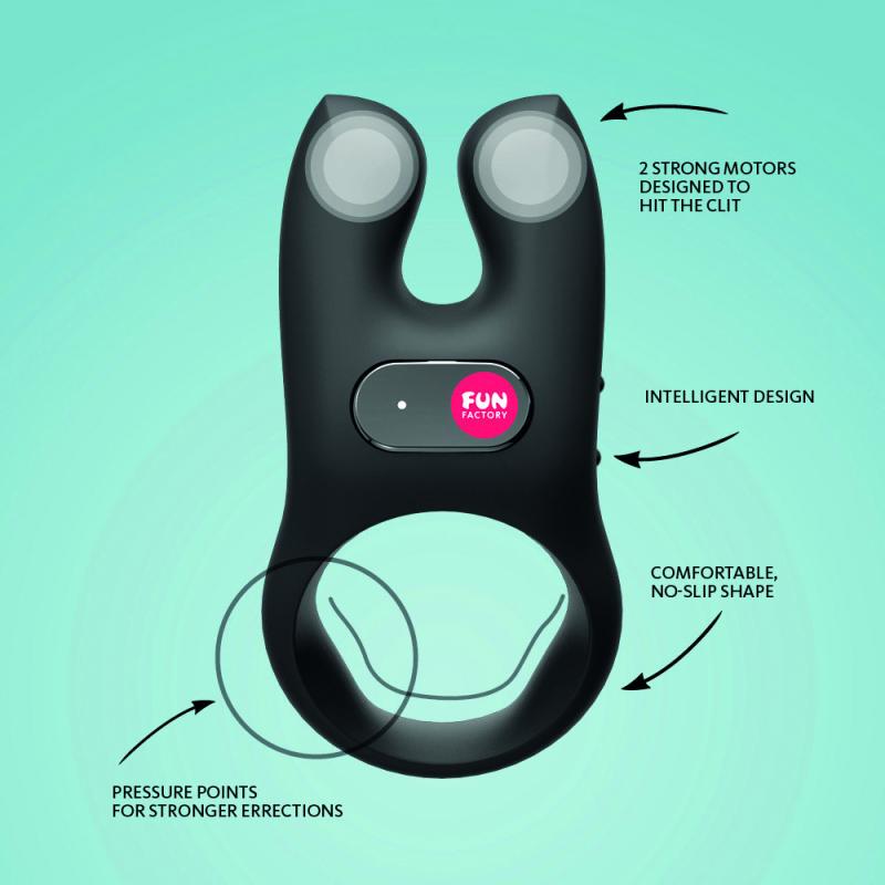 Fun Factory - Nos Cock Ring Black 13