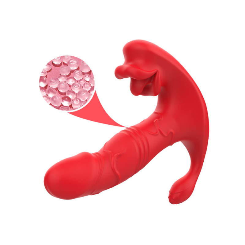 Armony - anal vibrator panty c and g-spot stimulator remote control red 5