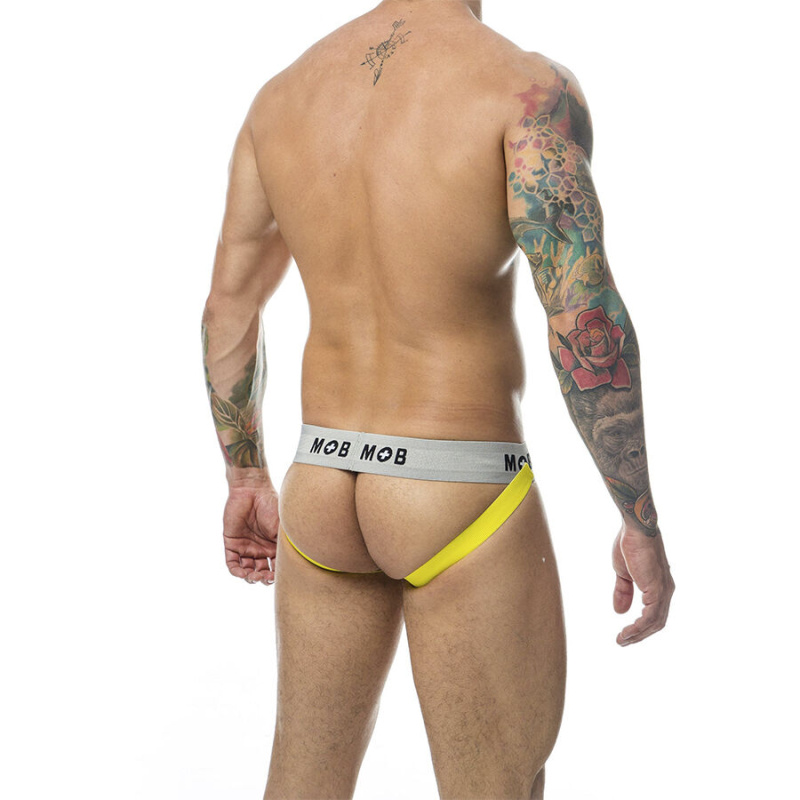 Mob - classic stripe jock yellow size xl 4