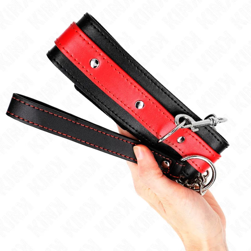 Kink - Necklace With Red Strap 65 Cm Ajustable 36-43 Cm X 5 Cm