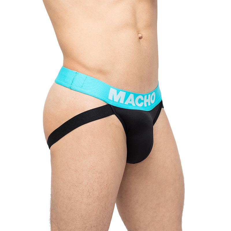 Macho - Mx200a Jockstrap Black And Blue L